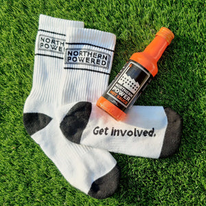 Northern Power Hot Sauce and Socks Combo Deal